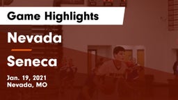 Nevada  vs Seneca  Game Highlights - Jan. 19, 2021