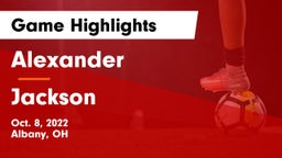 Alexander  vs Jackson  Game Highlights - Oct. 8, 2022
