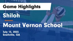 Shiloh  vs Mount Vernon School Game Highlights - July 13, 2023