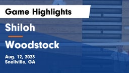 Shiloh  vs Woodstock  Game Highlights - Aug. 12, 2023