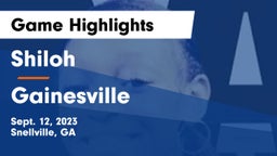 Shiloh  vs Gainesville Game Highlights - Sept. 12, 2023
