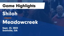 Shiloh  vs Meadowcreek Game Highlights - Sept. 23, 2023