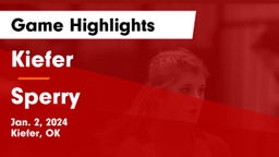 Kiefer  vs Sperry  Game Highlights - Jan. 2, 2024
