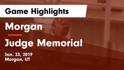 Morgan  vs Judge Memorial Game Highlights - Jan. 23, 2019