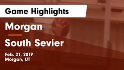 Morgan  vs South Sevier  Game Highlights - Feb. 21, 2019