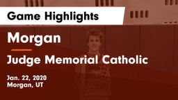 Morgan  vs Judge Memorial Catholic  Game Highlights - Jan. 22, 2020