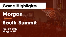 Morgan  vs South Summit  Game Highlights - Jan. 28, 2022