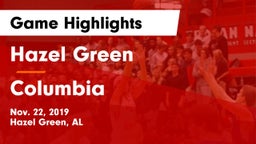 Hazel Green  vs Columbia  Game Highlights - Nov. 22, 2019