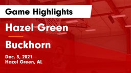 Hazel Green  vs Buckhorn  Game Highlights - Dec. 3, 2021
