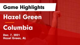 Hazel Green  vs Columbia  Game Highlights - Dec. 7, 2021