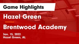 Hazel Green  vs Brentwood Academy Game Highlights - Jan. 15, 2022