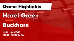 Hazel Green  vs Buckhorn  Game Highlights - Feb. 15, 2022