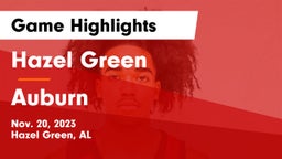 Hazel Green  vs Auburn Game Highlights - Nov. 20, 2023