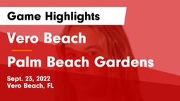 Vero Beach  vs Palm Beach Gardens  Game Highlights - Sept. 23, 2022