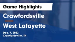 Crawfordsville  vs West Lafayette  Game Highlights - Dec. 9, 2022