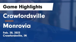 Crawfordsville  vs Monrovia  Game Highlights - Feb. 28, 2023