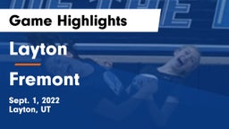 Layton  vs Fremont  Game Highlights - Sept. 1, 2022