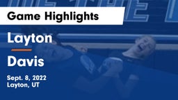 Layton  vs Davis  Game Highlights - Sept. 8, 2022