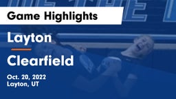 Layton  vs Clearfield Game Highlights - Oct. 20, 2022