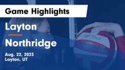 Layton  vs Northridge  Game Highlights - Aug. 22, 2023