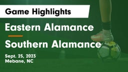 Eastern Alamance  vs Southern Alamance Game Highlights - Sept. 25, 2023