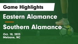 Eastern Alamance  vs Southern Alamance Game Highlights - Oct. 18, 2023