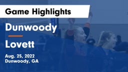 Dunwoody  vs Lovett  Game Highlights - Aug. 25, 2022