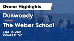 Dunwoody  vs The Weber School Game Highlights - Sept. 14, 2022