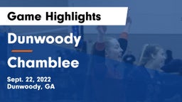 Dunwoody  vs Chamblee Game Highlights - Sept. 22, 2022