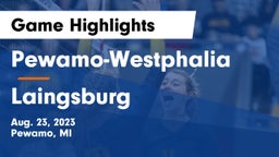 Pewamo-Westphalia  vs Laingsburg  Game Highlights - Aug. 23, 2023