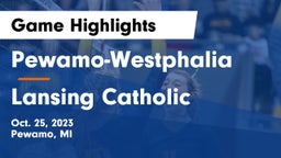 Pewamo-Westphalia  vs Lansing Catholic  Game Highlights - Oct. 25, 2023