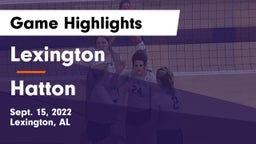 Lexington  vs Hatton  Game Highlights - Sept. 15, 2022