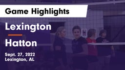 Lexington  vs Hatton  Game Highlights - Sept. 27, 2022