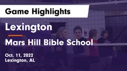 Lexington  vs Mars Hill Bible School Game Highlights - Oct. 11, 2022