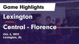 Lexington  vs Central  - Florence Game Highlights - Oct. 6, 2022
