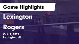 Lexington  vs Rogers  Game Highlights - Oct. 1, 2022