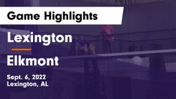 Lexington  vs Elkmont  Game Highlights - Sept. 6, 2022