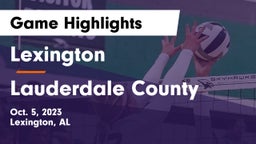 Lexington  vs Lauderdale County  Game Highlights - Oct. 5, 2023