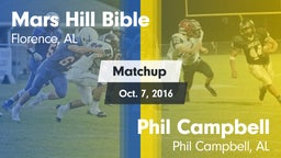 Matchup: Mars Hill Bible vs. Phil Campbell  2016