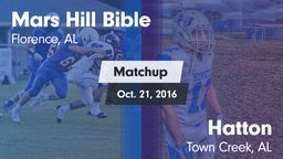 Matchup: Mars Hill Bible vs. Hatton  2016