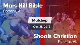 Matchup: Mars Hill Bible vs. Shoals Christian  2016