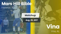 Matchup: Mars Hill Bible vs. Vina  2017