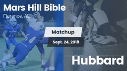 Matchup: Mars Hill Bible vs. Hubbard  2018