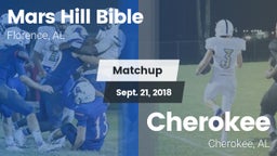 Matchup: Mars Hill Bible vs. Cherokee  2018