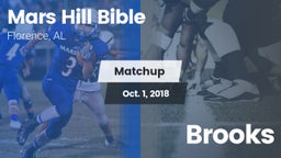 Matchup: Mars Hill Bible vs. Brooks  2018