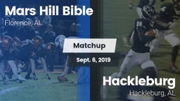 Matchup: Mars Hill Bible vs. Hackleburg  2019