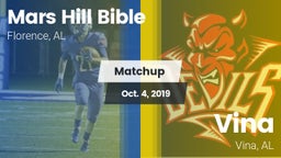 Matchup: Mars Hill Bible vs. Vina  2019