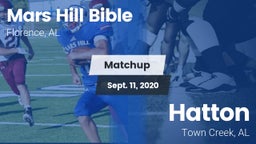 Matchup: Mars Hill Bible vs. Hatton  2020