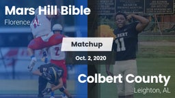 Matchup: Mars Hill Bible vs. Colbert County  2020