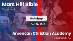 Matchup: Mars Hill Bible vs. American Christian Academy  2020